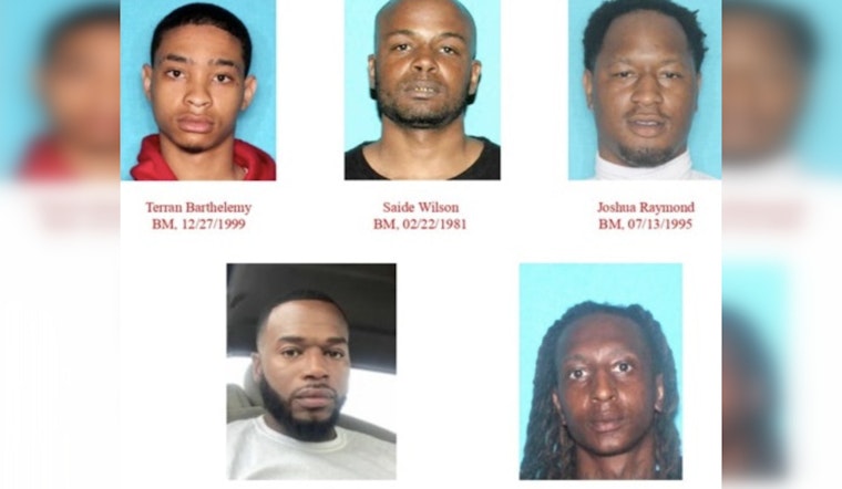 New Orleans Police Seek Public Help to Locate Five Men Accused of Reckless Motorcycle Operation on North Claiborne Avenue