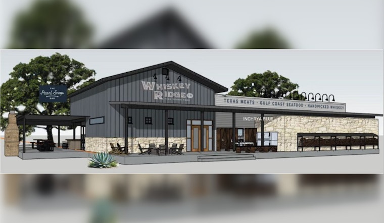New Whiskey-Centric Dining Experience, Whiskey Ridge, Set to Open in Driftwood, Texas