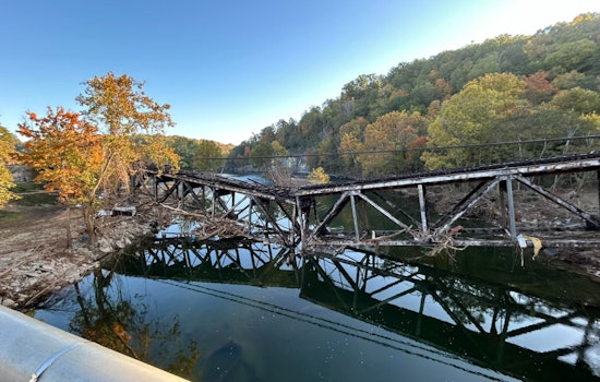 Newport's Norfolk Southern Railway Trestle Collapses Due to Hurricane Helene Damage, Roads Closed and Repairs Delayed