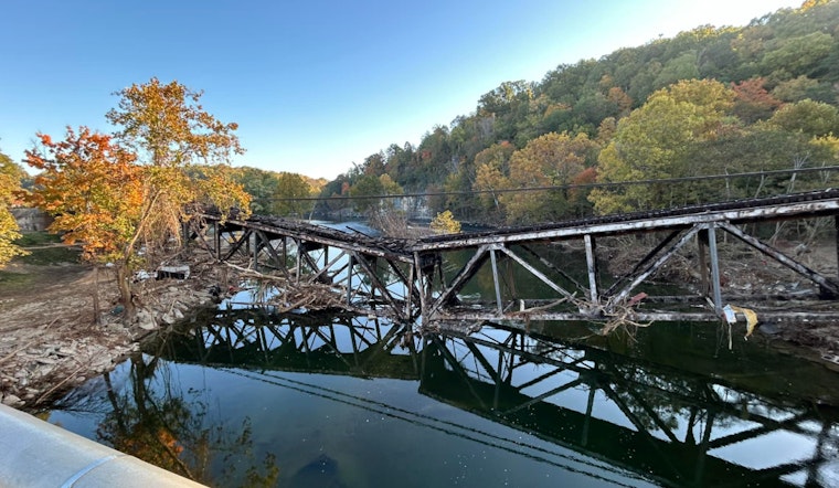 Newport's Norfolk Southern Railway Trestle Collapses Due to Hurricane Helene Damage, Roads Closed and Repairs Delayed