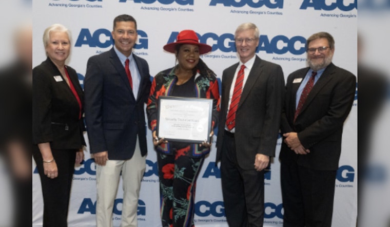 Newton County's Commissioner Alana Sanders Earns Lifelong Learning Academy Certificate in Athens