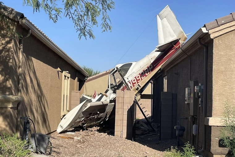 No Injuries as Small Plane Crashes Between Homes in Marana During Agricultural Work