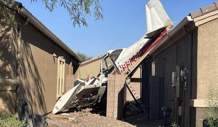 No Injuries as Small Plane Crashes Between Homes in Marana During Agricultural Work
