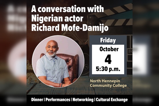 Nollywood Charm Meets Caribbean Cuisine, Richard Mofe-Damijo Hosts Cultural Exchange in Brooklyn Park