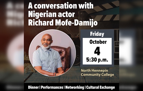 Nollywood Charm Meets Caribbean Cuisine, Richard Mofe-Damijo Hosts Cultural Exchange in Brooklyn Park