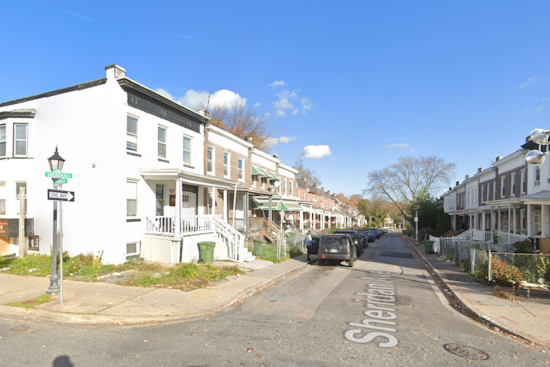 North Baltimore Alley Crime Scene, Police Investigate Man's Death from Gunshot Wound to the Head