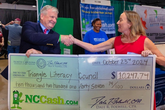 North Carolina State Fair Turns Profitable for Triangle Literacy Council with $10K Unclaimed Funds Find