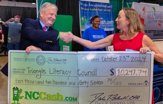 North Carolina State Fair Turns Profitable for Triangle Literacy Council with $10K Unclaimed Funds Find