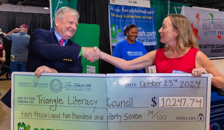 North Carolina State Fair Turns Profitable for Triangle Literacy Council with $10K Unclaimed Funds Find