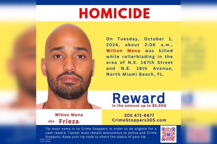 North Miami Beach Man Fatally Shot While Rollerblading with $5000 Reward for Leads Offered by Crime Stoppers