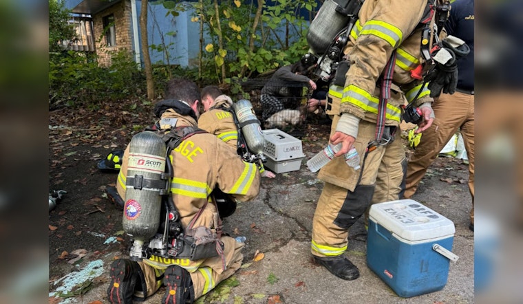 Oak Ridge Firefighters Heroically Rescue Woman and Multiple Pets from Blazing Home on Trenton Drive