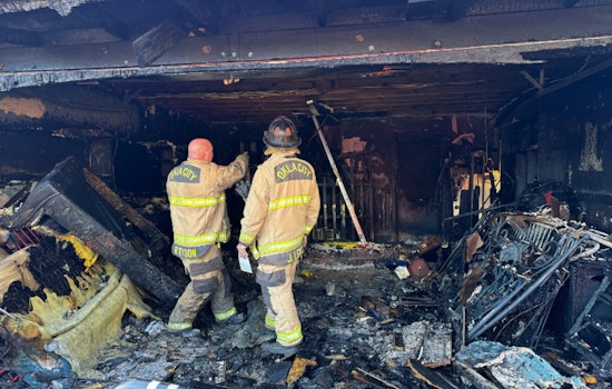 Oklahoma City Fire Department Extinguishes Early Morning Blaze in Edmond Home's Garage, No Injuries Reported