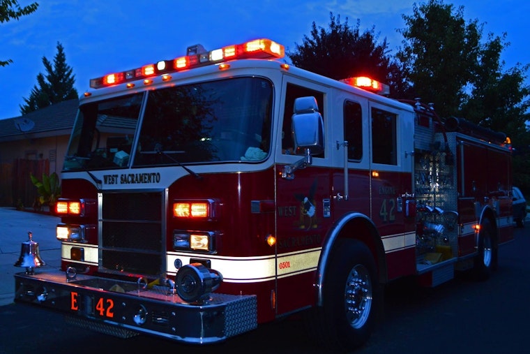 One Fatality, One Injured After Fire Truck Drives Over Two People in West Sacramento
