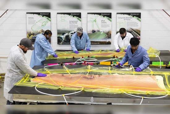ORNL Team Wins ACE Award for Groundbreaking Fully Recyclable Wind Turbine Blade Tip at Composites Expo in San Diego