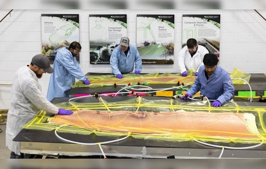 ORNL Team Wins ACE Award for Groundbreaking Fully Recyclable Wind Turbine Blade Tip at Composites Expo in San Diego
