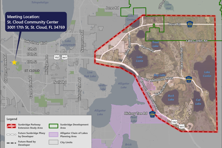 Osceola County Invites Public Input on Sunbridge Parkway Extension Project Routes