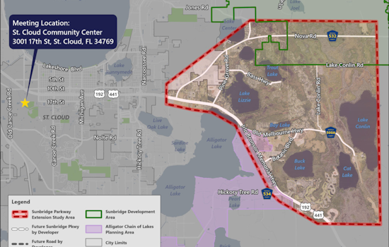 Osceola County Invites Public Input on Sunbridge Parkway Extension Project Routes