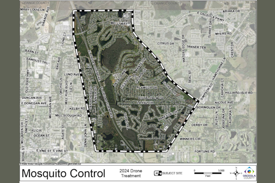 Osceola County Launches Drone Mosquito Control Program in Buenaventura Lakes Wetlands