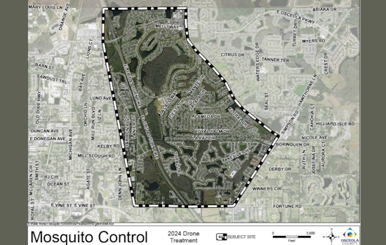 Osceola County Launches Drone Mosquito Control Program in Buenaventura Lakes Wetlands