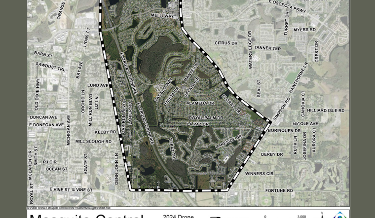 Osceola County Launches Drone Mosquito Control Program in Buenaventura Lakes Wetlands