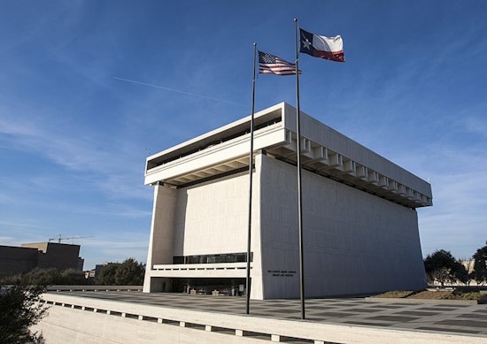 Panel from Vietnam Veterans Memorial Installed at LBJ Library in Austin, Honoring Fallen of March 1968