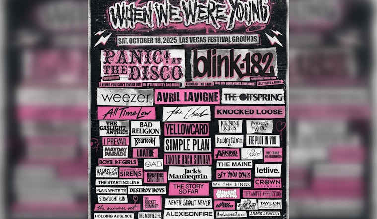 Panic! at the Disco Sparks Excitement with Reunion at 'When We Were Young' Festival in Las Vegas alongside Blink-182