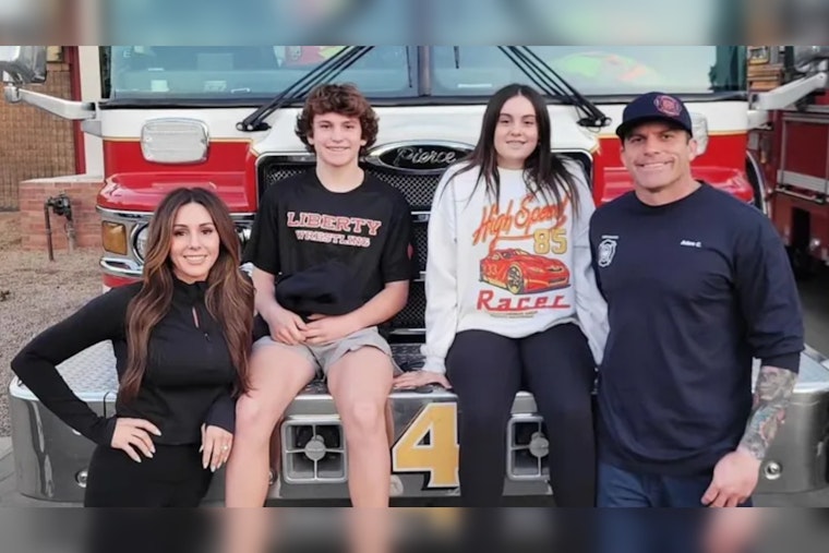 Phoenix Firefighters Rally at Liberty High Football Game to Honor Late Colleague Adam Cauthron's Son