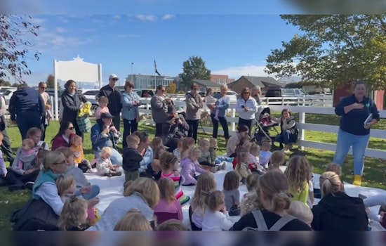 Plymouth County 4-H's "Sheep Story Hour" Charms Families with Books & Baa's at Local Farm