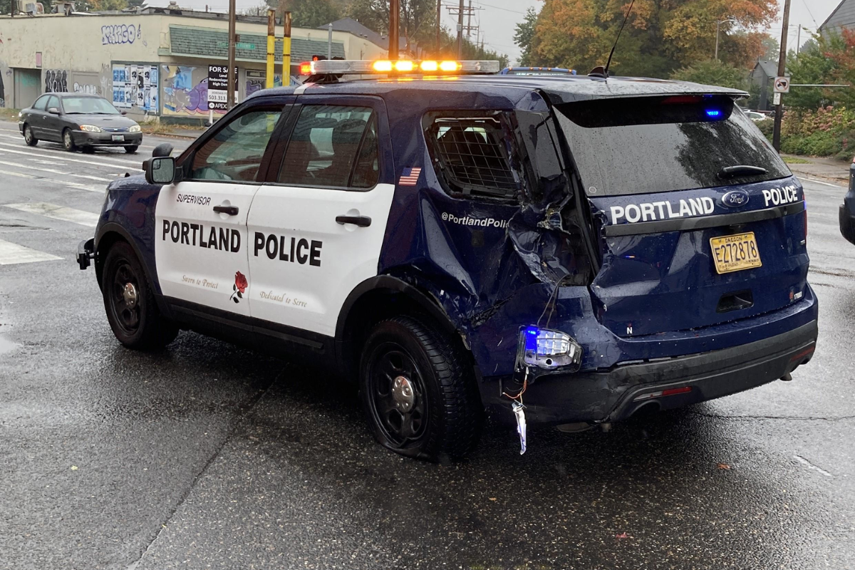 Portland Police Sergeant Unharmed in St. Johns Hit-and-Run, Suspect at