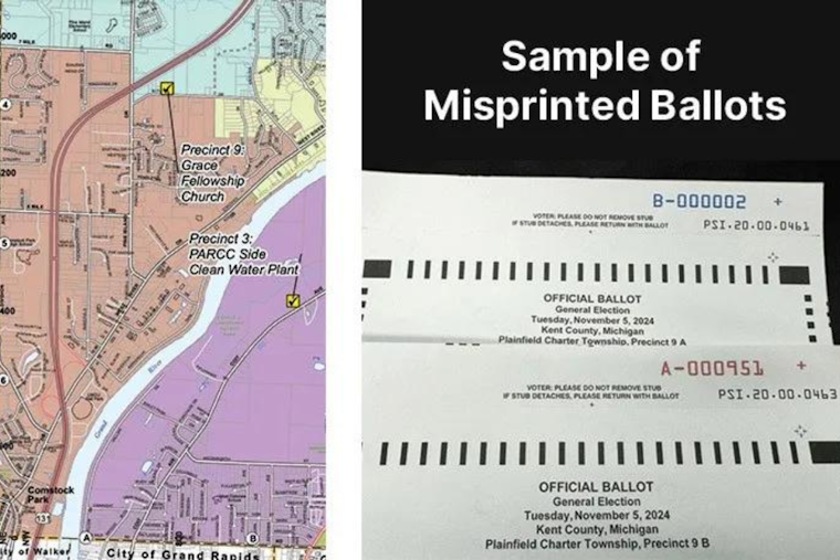 Printing Error Misdirects Absentee Ballots in Plainfield Township, Swift Action Ensures Voter Integrity