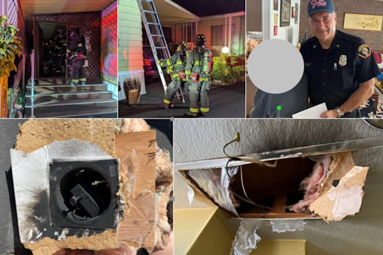 Quick-Thinking Mountain View Police Officer Helps Douse Mobile Home Fire, Firefighters Ensure Complete Extinguishment