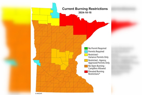 Red Flag Warning Issued for 85 Minnesota Counties Including Wright to Curb Wildfire Risks