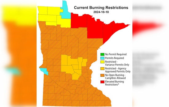 Red Flag Warning Issued for 85 Minnesota Counties Including Wright to Curb Wildfire Risks