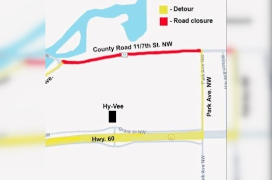 Road Closure Alert in Faribault, County Road 11 Shut for Tree Removal Near King Mill Dam
