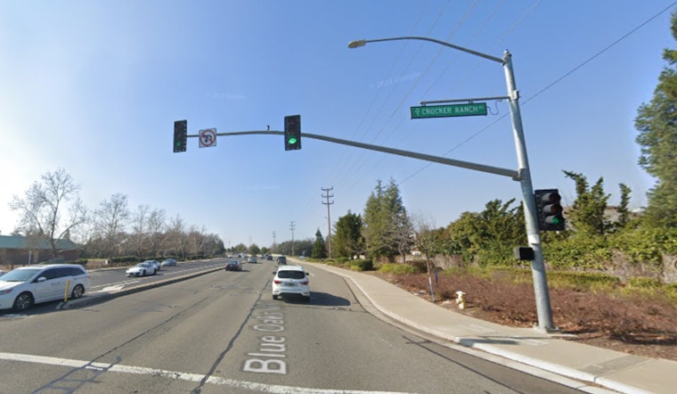 Roseville Bicyclist Stable After Collision, Police Investigate Crash Site at Blue Oaks Blvd
