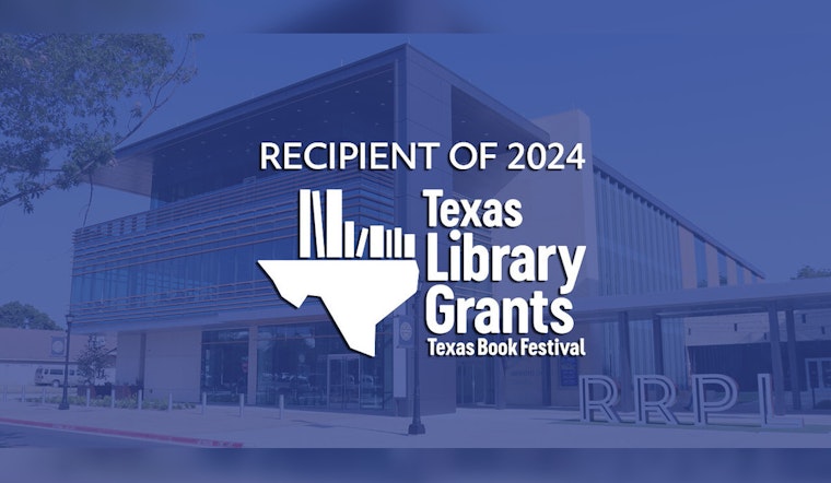Round Rock Public Library Wins 2024 Texas Book Festival Grant to Expand Large Print Collection for Visually Impaired Patrons