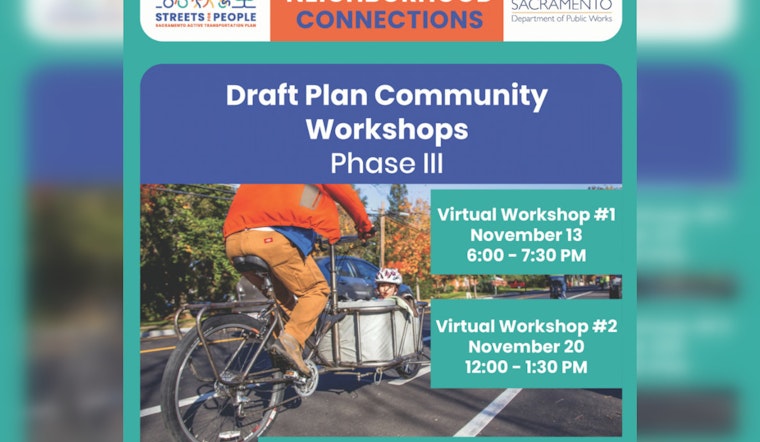 Sacramento Citizens Invited to Shape Future of Local Transportation at Upcoming Virtual Workshops