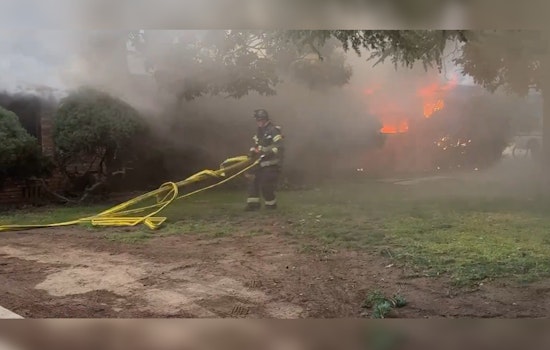 Sacramento Firefighters Tackle Blaze in Los Robles Home, No Human Casualties but Family Pet Perishes