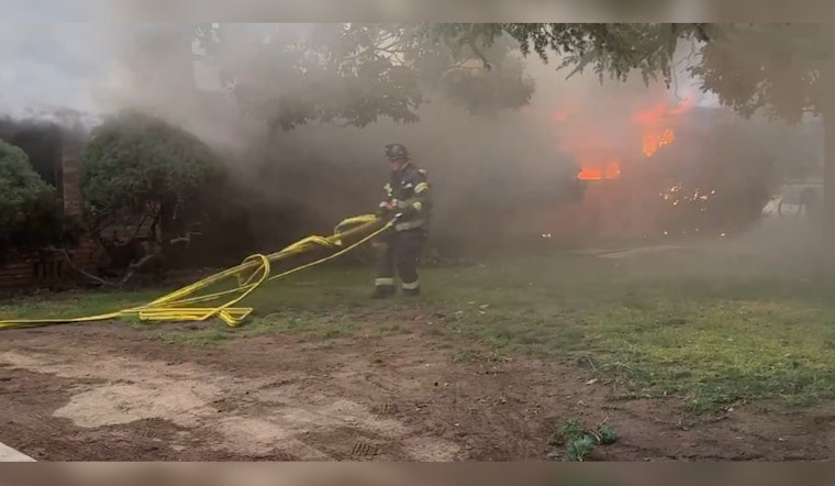 Sacramento Firefighters Tackle Blaze in Los Robles Home, No Human Casualties but Family Pet Perishes