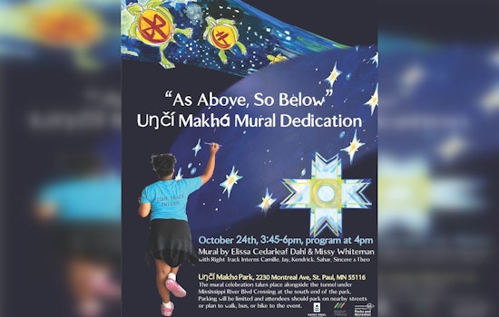 Saint Paul Celebrates Cultural Heritage with the Dedication of Uŋčí Makhá Mural "As Above, So Below"
