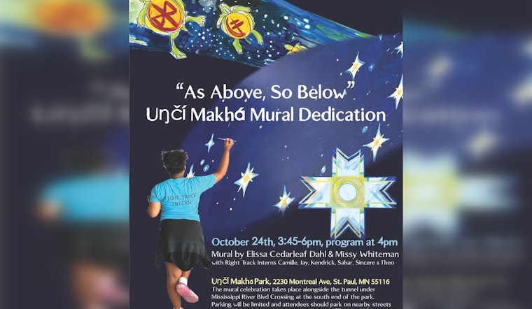 Saint Paul Celebrates Cultural Heritage with the Dedication of Uŋčí Makhá Mural "As Above, So Below"