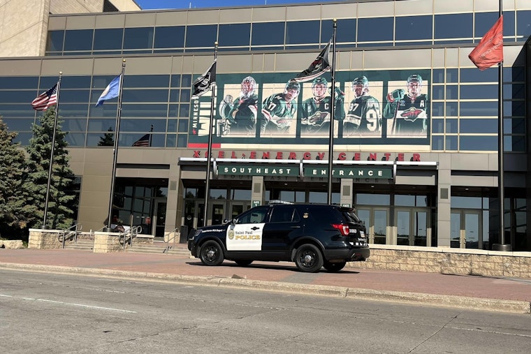 Saint Paul Police Enhance Community Ties at Minnesota Wild Home Opener with Breast Cancer Awareness Campaign