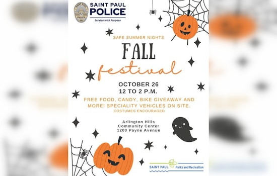Saint Paul Police Host Family-Friendly Fall Festival with Free Food and Bike Giveaway