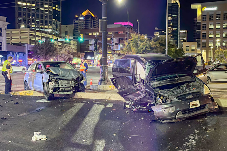 Salt Lake City Man in Critical Condition After Downtown Late-Night Traffic Collision