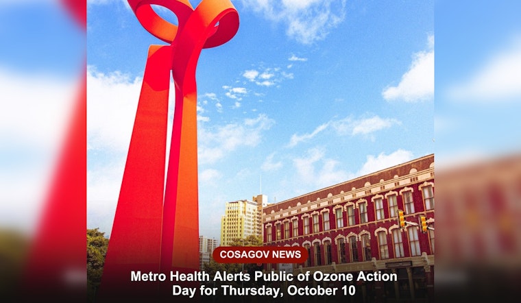 San Antonio Alert, Officials Announce Ozone Action Day on October 10 Amid Rising Smog Concerns