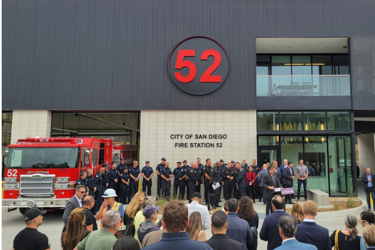 San Diego Inaugurates Eco-Friendly Fire Station 52 Near UC San Diego, Showcasing Its First Electric Fire Truck