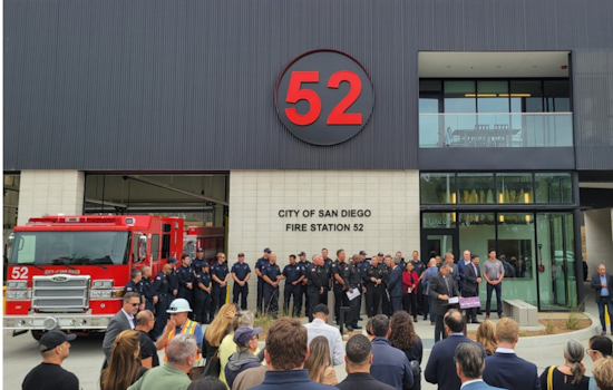 San Diego Inaugurates Eco-Friendly Fire Station 52 Near UC San Diego, Showcasing Its First Electric Fire Truck