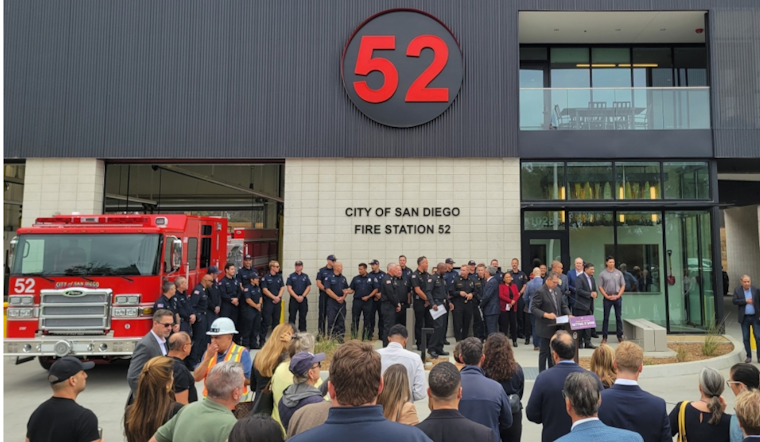 San Diego Inaugurates Eco-Friendly Fire Station 52 Near UC San Diego, Showcasing Its First Electric Fire Truck