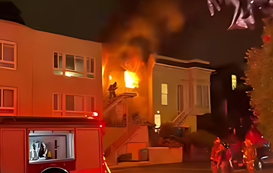 San Francisco Firefighters Quell 2-Alarm Blaze on Sanchez Street; 5 Residents Displaced, No Injuries Reported