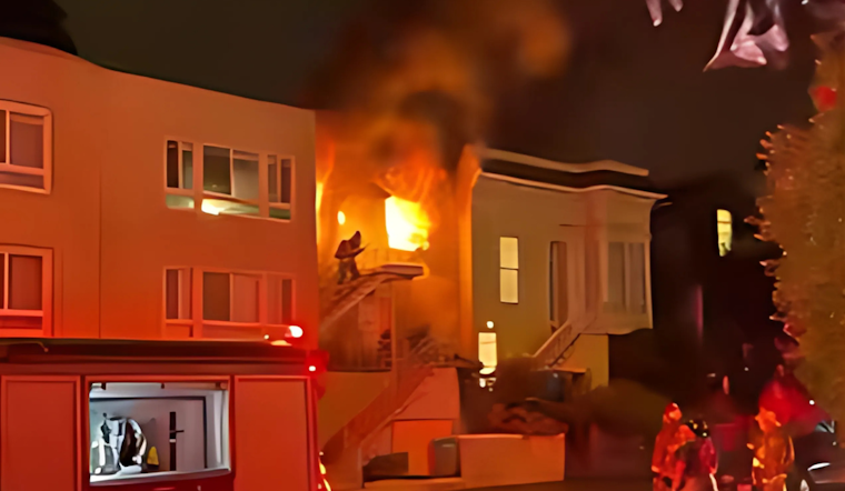 San Francisco Firefighters Quell 2-Alarm Blaze on Sanchez Street; 5 Residents Displaced, No Injuries Reported